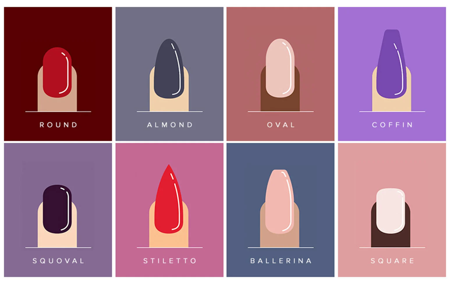 You are currently viewing A Comprehensive Guide to Different Nail Shapes